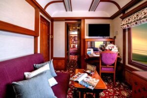 Elegant Train Traveling in India